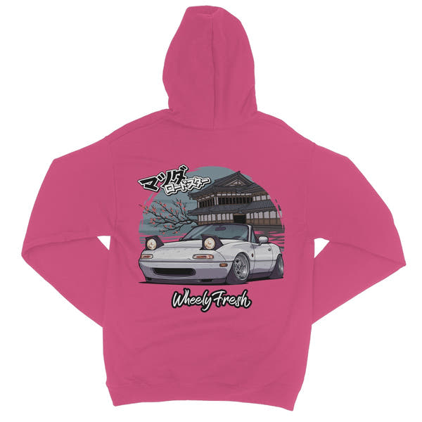 Miata Weißer japanischer Dojo-Hoodie