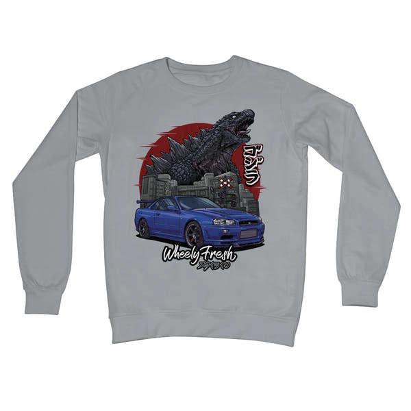 Nissan Skyline R34 GTR Godzilla Sweatshirt