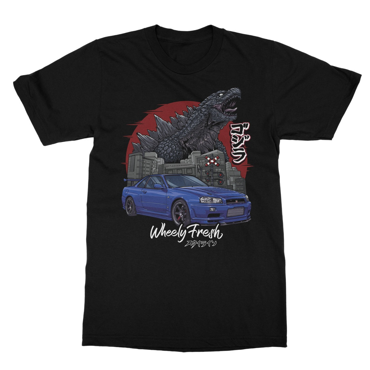 Nissan Skyline R34 GTR Godzilla T-Shirt