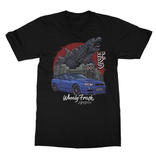 Nissan Skyline R34 GTR Godzilla T-Shirt