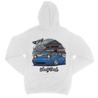 Miata Blue Japanese Dojo Hoodie