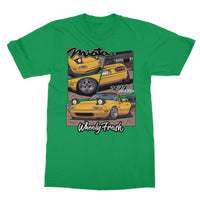 Miata Yellow Comic Style T-Shirt