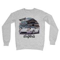 Miata White Japanese Dojo Sweatshirt