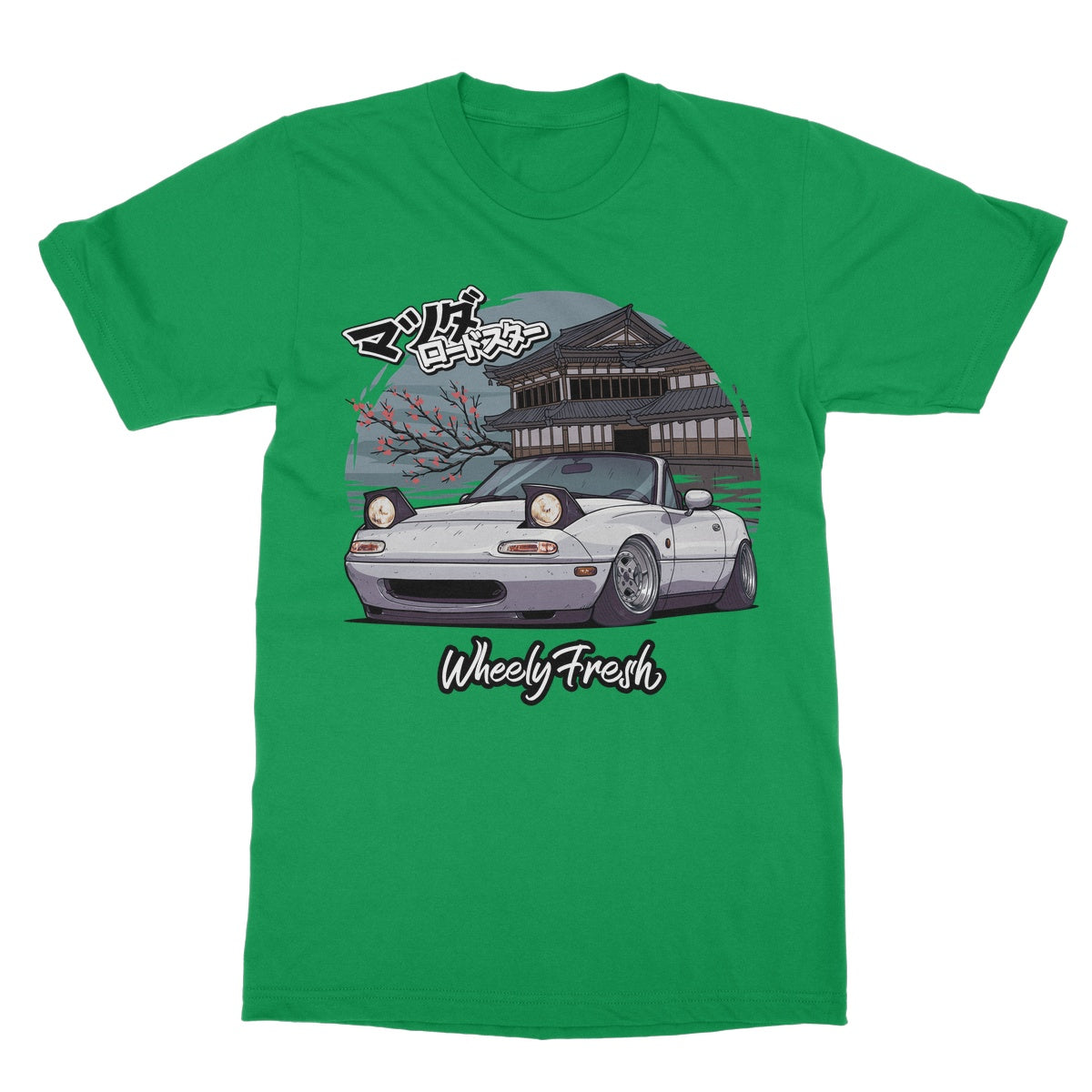 Miata White Japanese Dojo T-Shirt