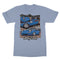 Miata Blue Comic Style T-Shirt