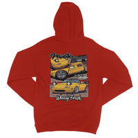 Miata Yellow Comic Style Hoodie