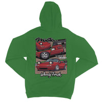 Miata Red Comic Style Hoodie