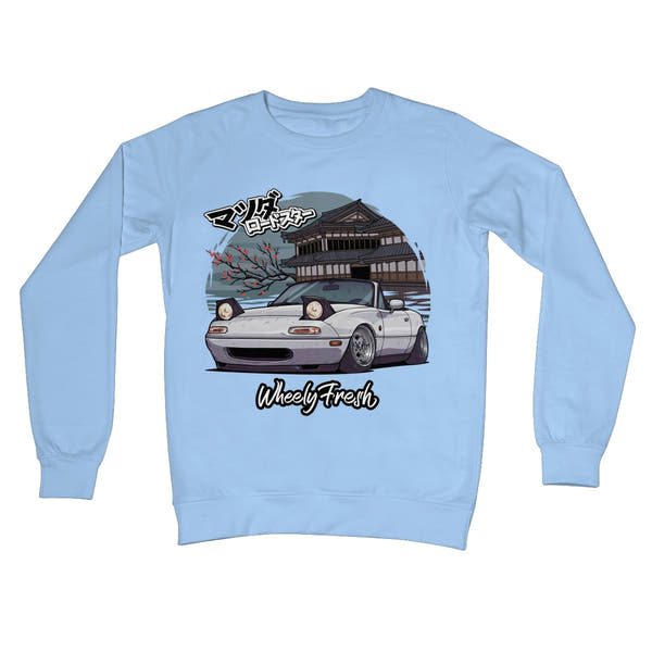 Miata White Japanese Dojo Sweatshirt