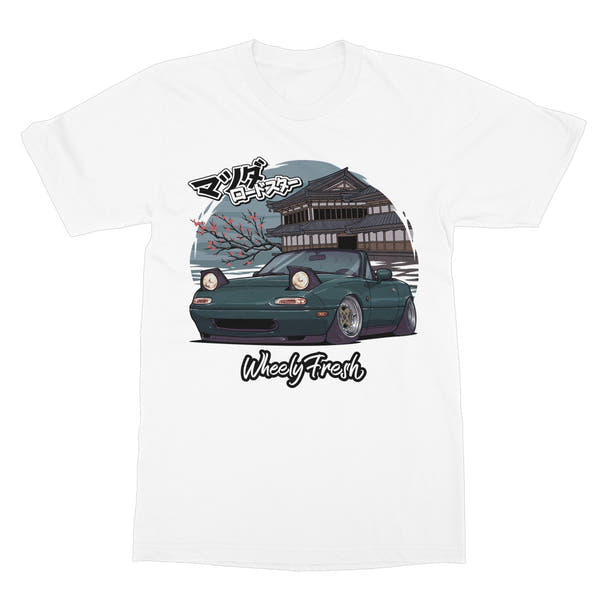 Miata Green Japanese Dojo T-Shirt