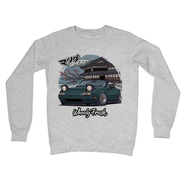 Miata Green Japanese Dojo Sweatshirt