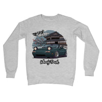 Miata Green Japanese Dojo Sweatshirt