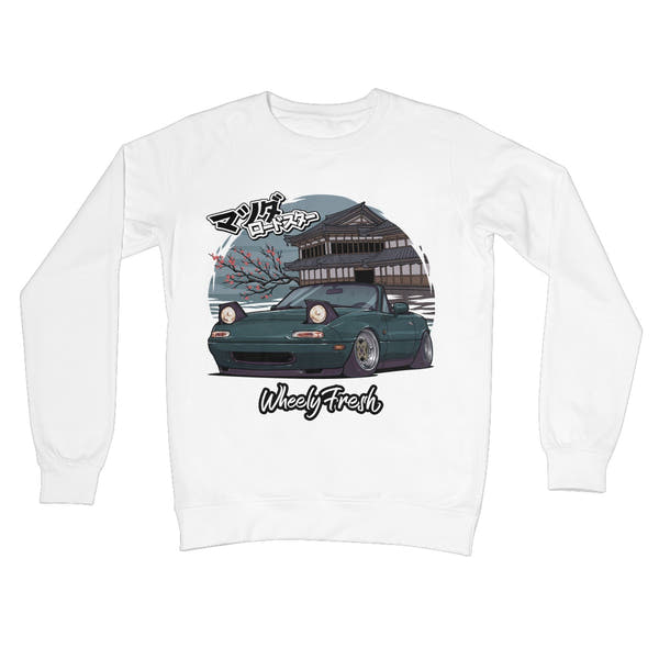 Miata Green Japanese Dojo Sweatshirt