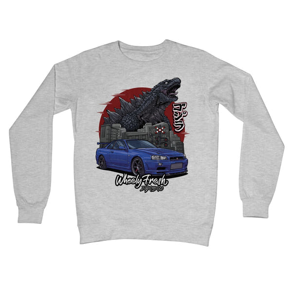 Nissan Skyline R34 GTR Godzilla Sweatshirt