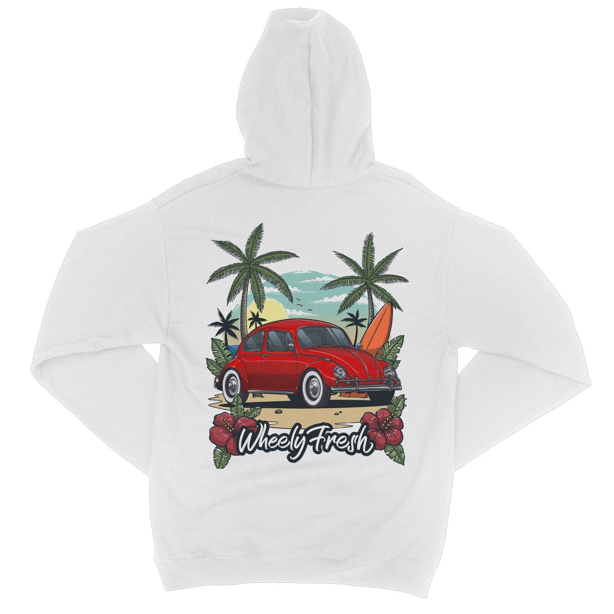 Volkswagen Red Beetle Hoodie