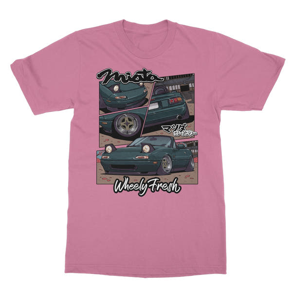 Miata Green Comic Style T-Shirt