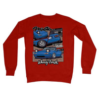 Miata Blue Comic Style Sweatshirt