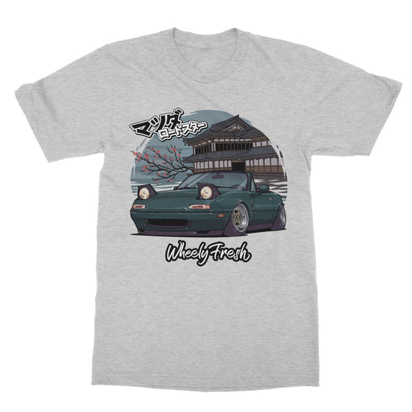 Miata Green Japanese Dojo T-Shirt
