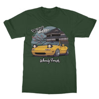 Miata Yellow Japanese Dojo T-Shirt