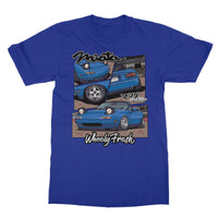 Miata Blue Comic Style T-Shirt