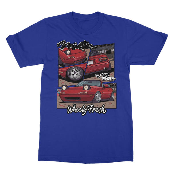 Miata Red Comic Style T-Shirt