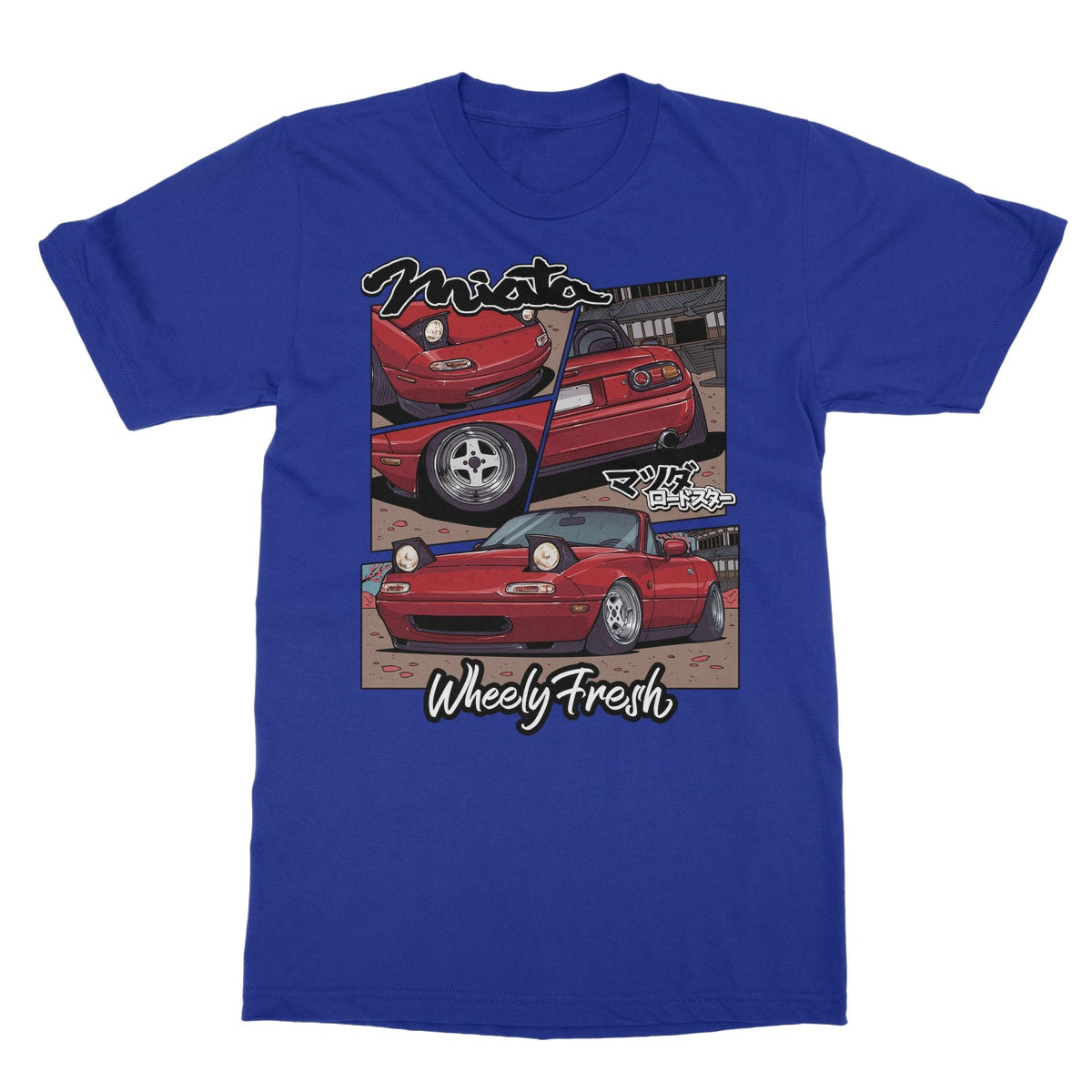 Miata Red Comic Style T-Shirt
