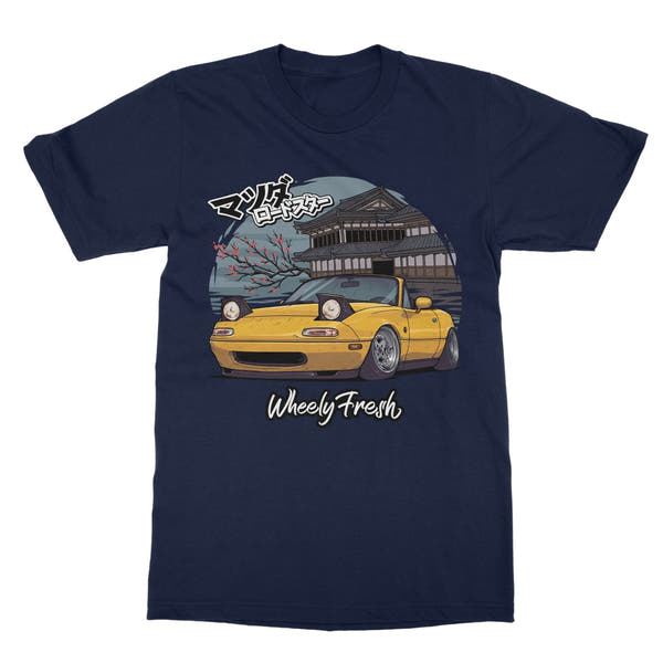 Miata Yellow Japanese Dojo T-Shirt
