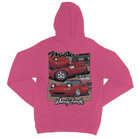 Miata Red Comic Style Hoodie