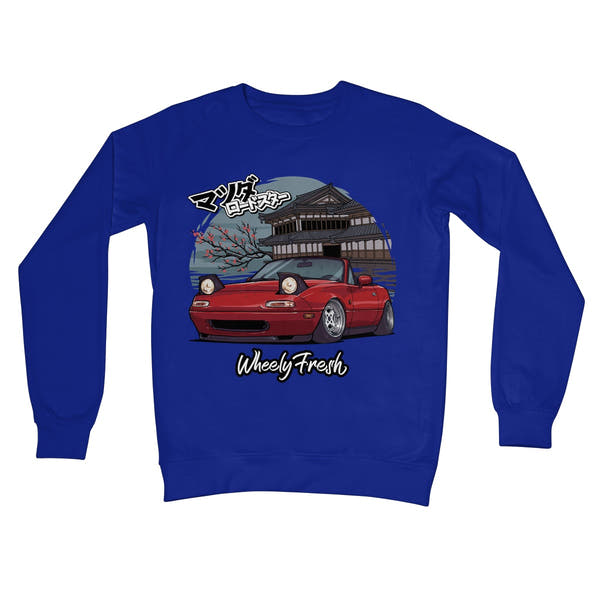 Miata Red Japanese Dojo Sweatshirt