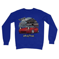 Miata Red Japanese Dojo Sweatshirt