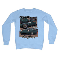 Miata Green Comic Style Sweatshirt