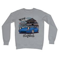 Miata Blue Japanese Dojo Sweatshirt